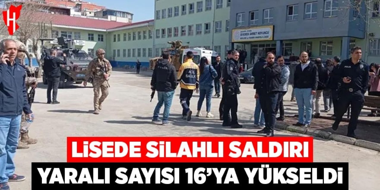 Lisede silahlı saldırı! Yaralı sayısı 16'ya yükseldi