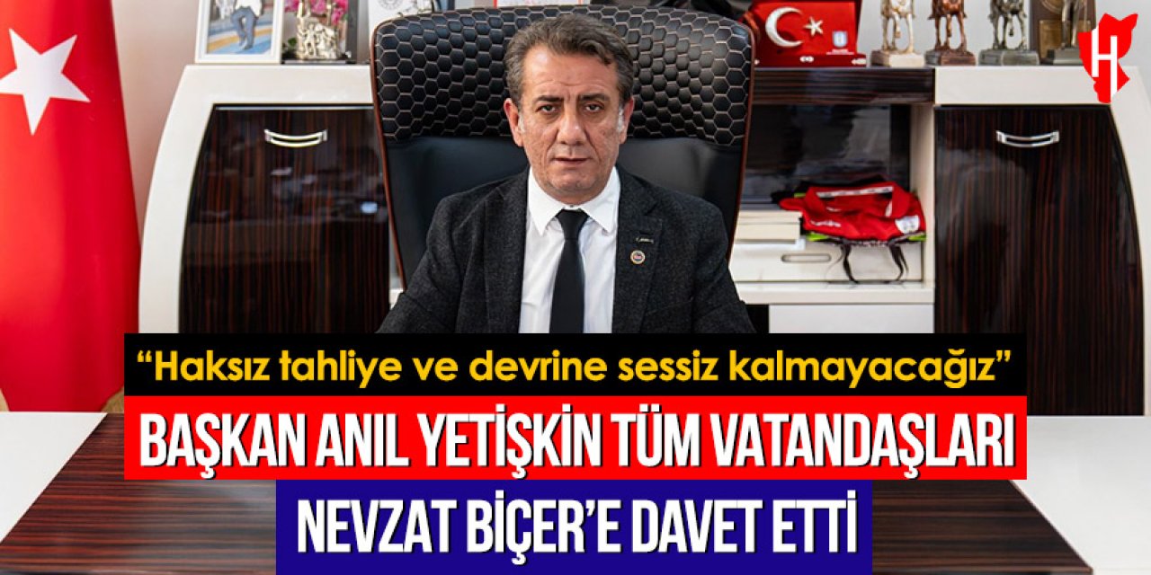 Başkan Anıl Yetişkin tüm vatandaşları Nevzat Biçer’e davet etti: “Haksız tahliye ve devrine sessiz kalmayacağız”