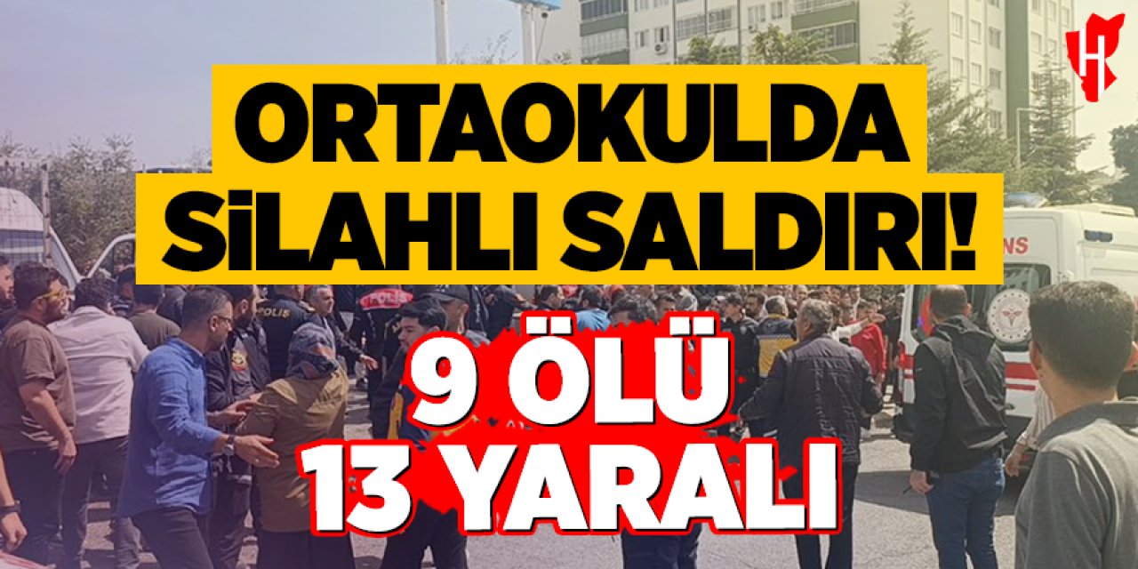 Ortaokulda silahlı saldırı: 9 ölü, 13 yaralı