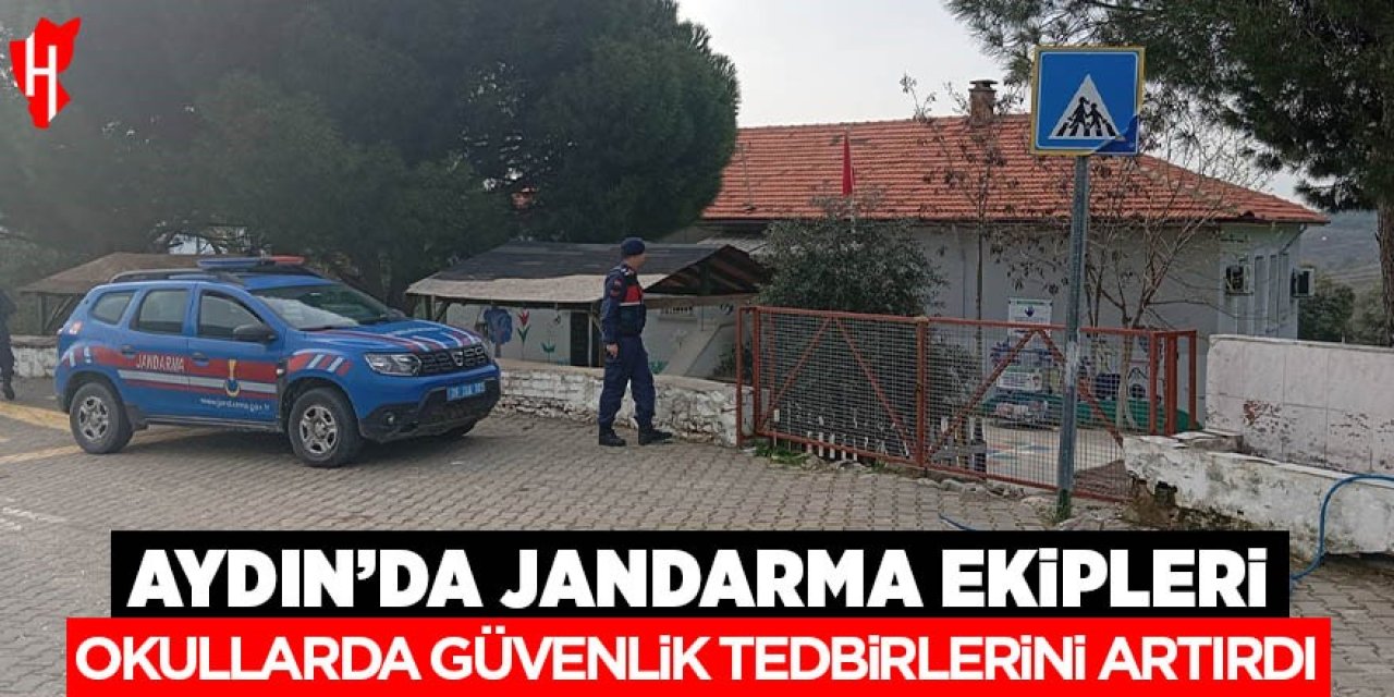 Aydın'da jandarma ekipleri okul önlerindeki güvenlik tedbirlerini arttırdı