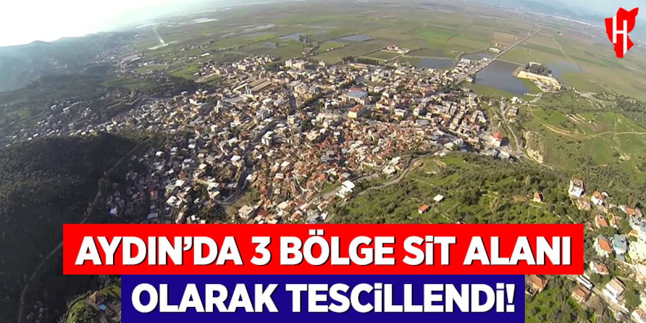 Aydın’da tarihi alanlara sıkı koruma: 3 bölge sit ilan edildi