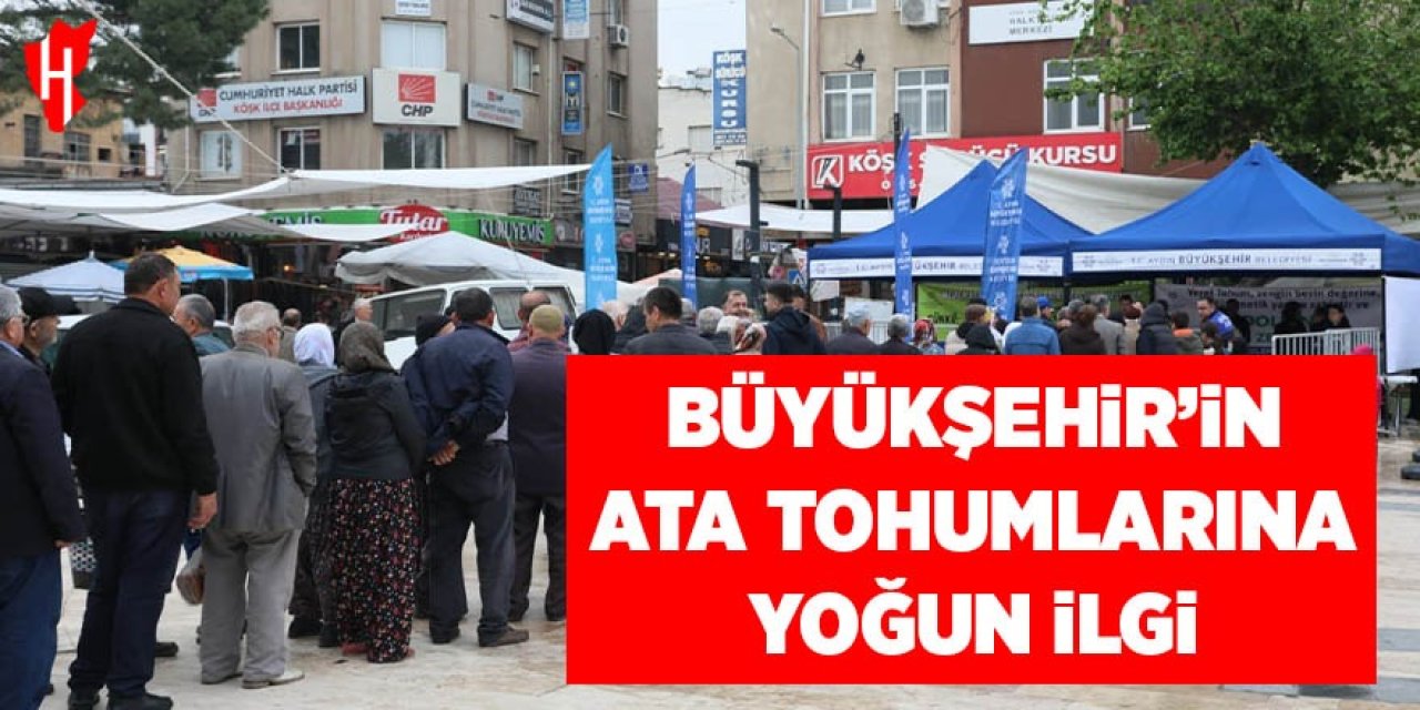 Büyükşehir’in ata tohumlarına yoğun ilgi