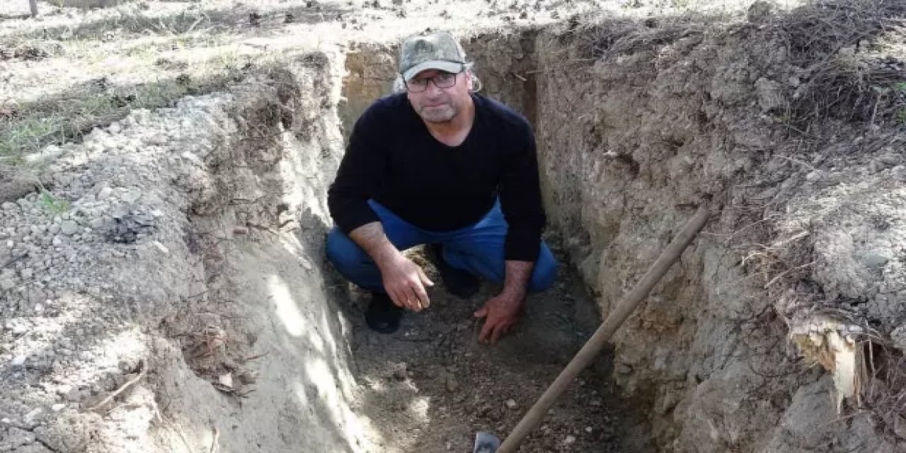 Ölmeden mezarını kazdı! Sebebi de sözleri de şoke etti