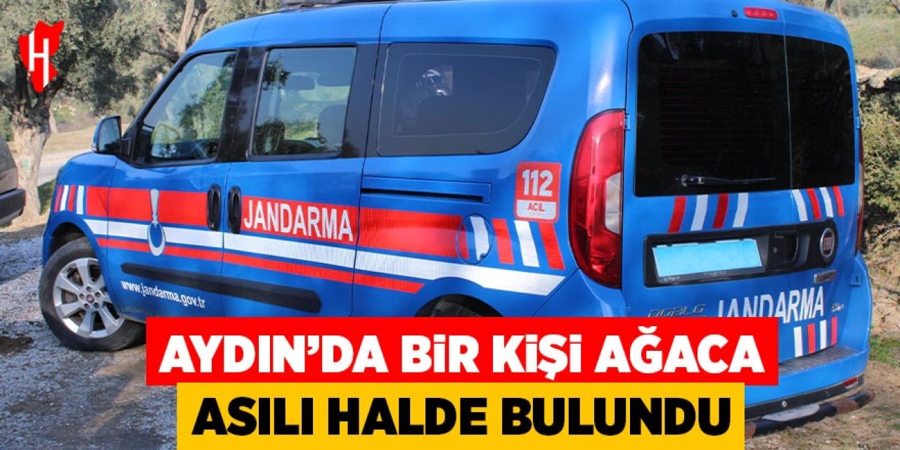 Aydın'da bir kişi ağaca asılı halde bulundu