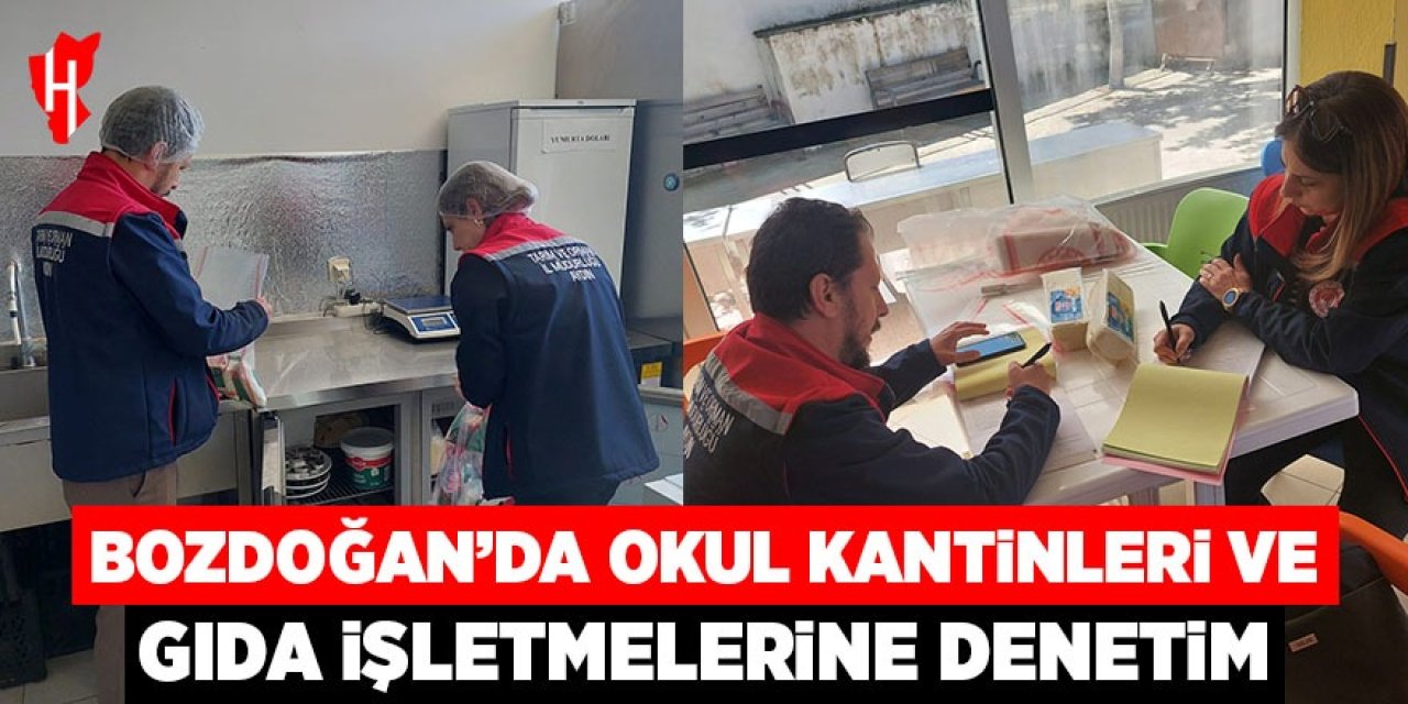 Bozdoğan’da okul kantinleri ve gıda işletmelerine eş zamanlı denetim