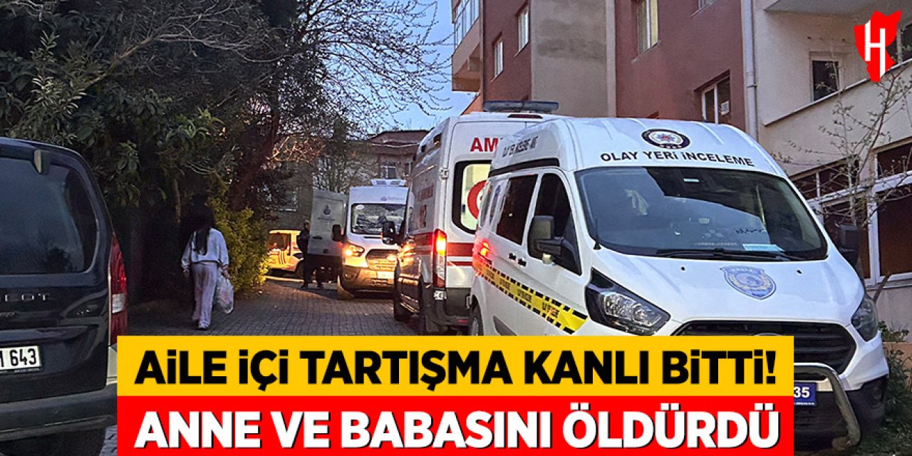 Aile içi tartışma kanlı bitti: Anne ve babasını silahla vurarak öldürdü