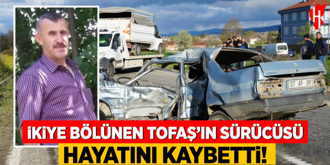 İkiye bölünen Tofaş’ın sürücüsü hayatını kaybetti