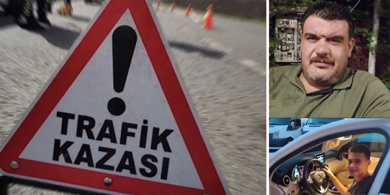 Tıra arkadan çarpan otomobil baba ve oğlunu hayattan kopardı