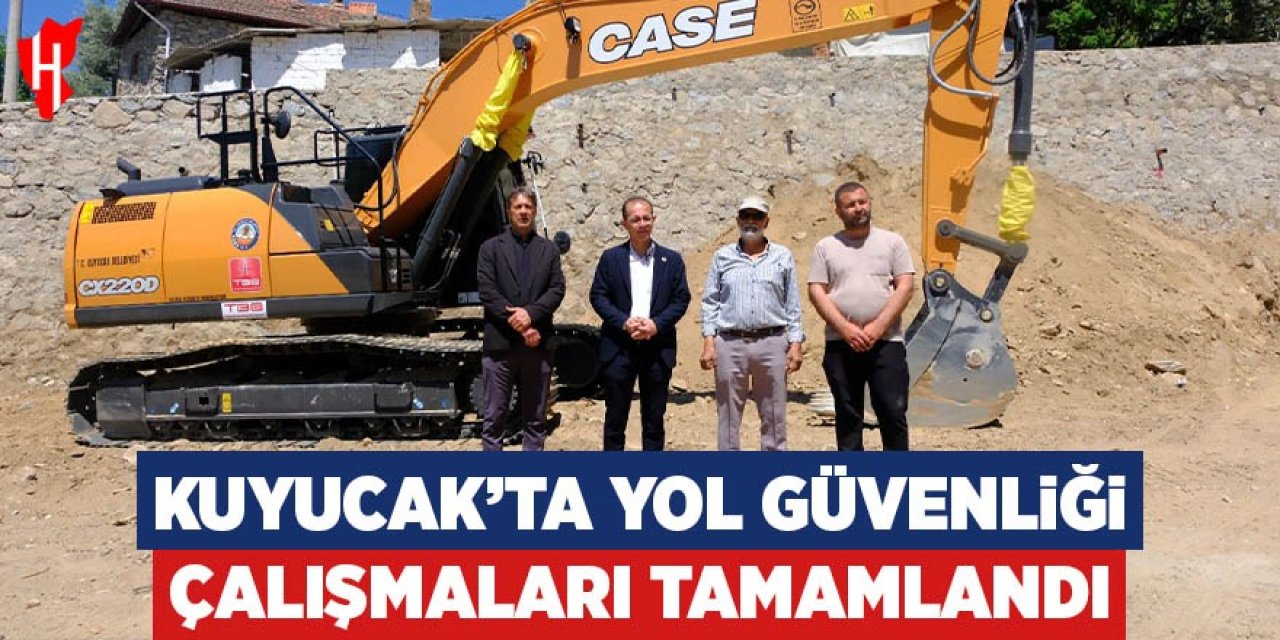 Kuyucak’ta yol güvenliği çalışmaları tamamlandı