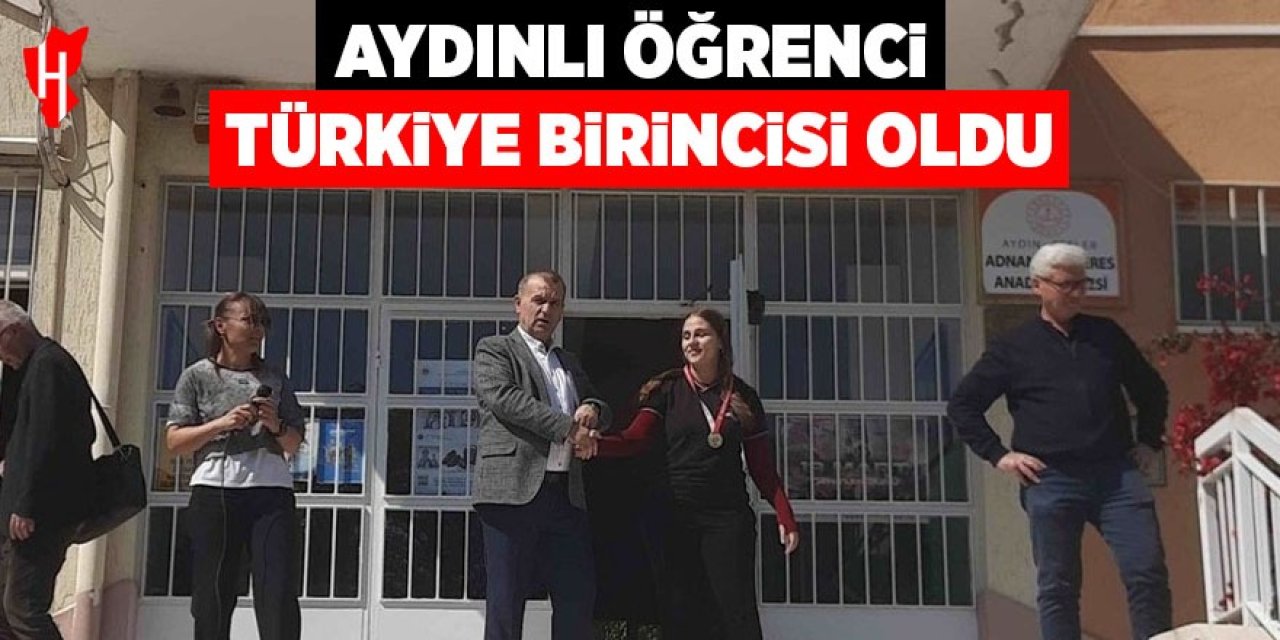 Aydınlı öğrenci Türkiye birincisi oldu
