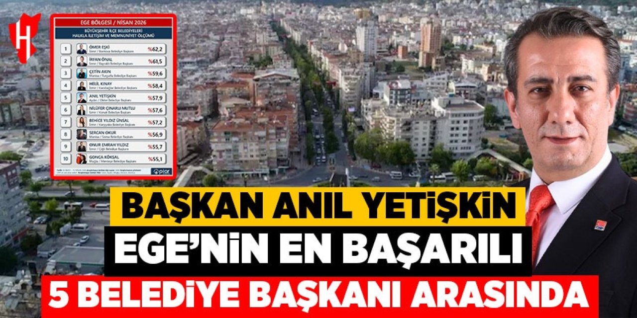 Başkan Anıl Yetişkin, Ege’nin en başarılı 5 belediye başkanı arasında