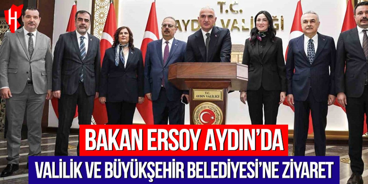 Bakan Mehmet Nuri Ersoy Aydın’da: Valilik ve Büyükşehir Belediyesi’ne ziyaret