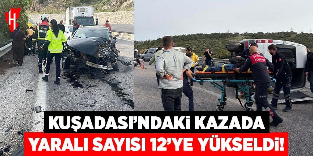 Kuşadası'nda yolcu otobüsü yan yatmıştı: Yaralı sayısı 12'ye yükseldi