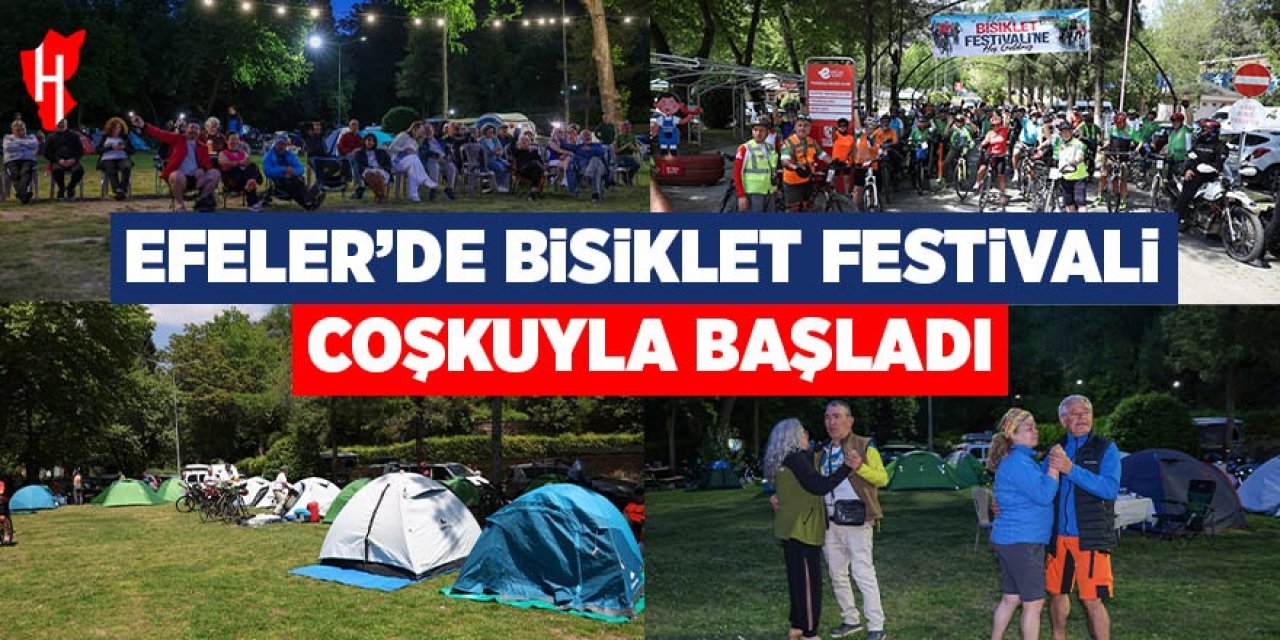 Efeler'de Bisiklet Festivali başladı