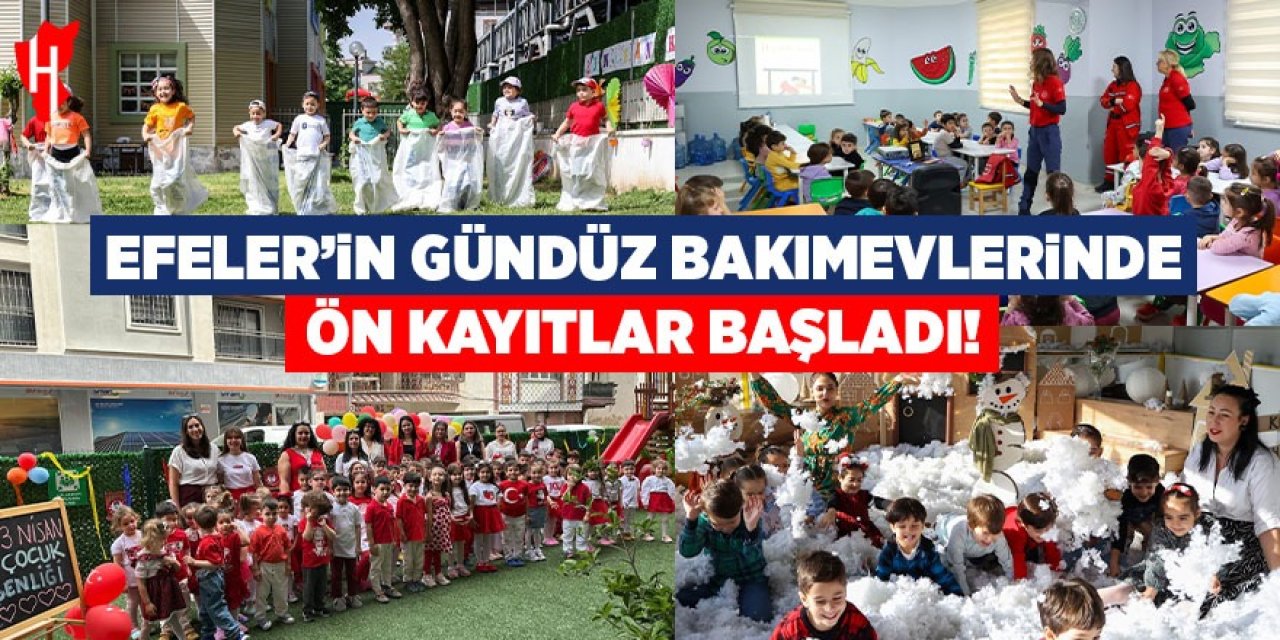 Efeler'in gündüz bakımevlerinde ön kayıtlar başladı