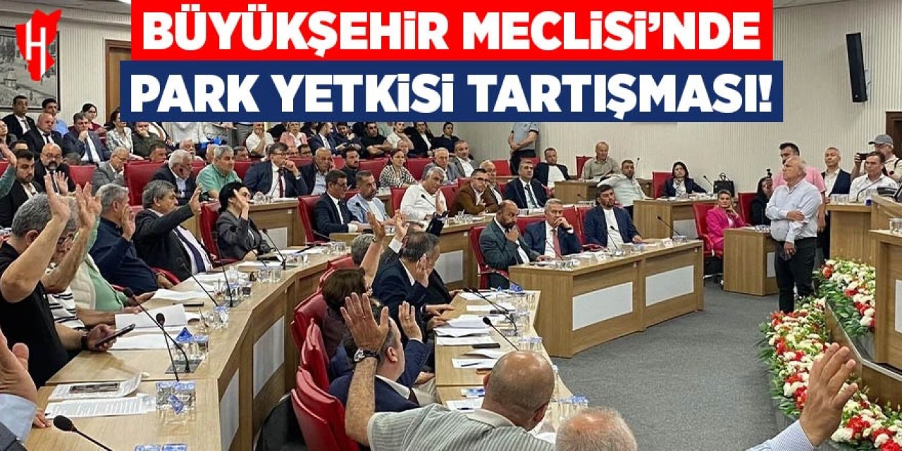 Aydın Büyükşehir Belediye Meclisi'nde park yetkisi tartışması