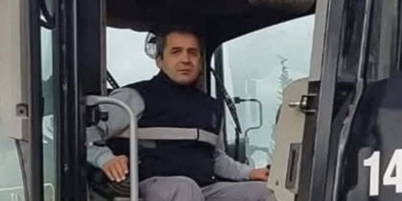 Belediye personelinin ani ölümü yasa boğdu