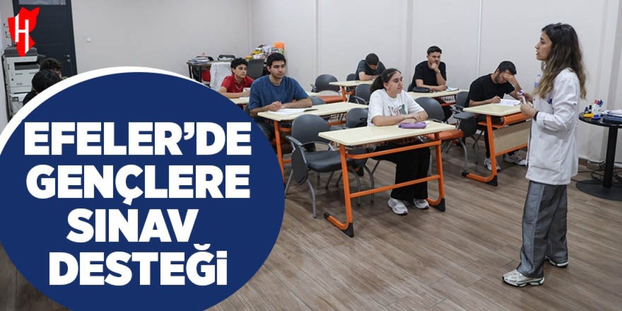 Efeler’de gençlere sınav desteği