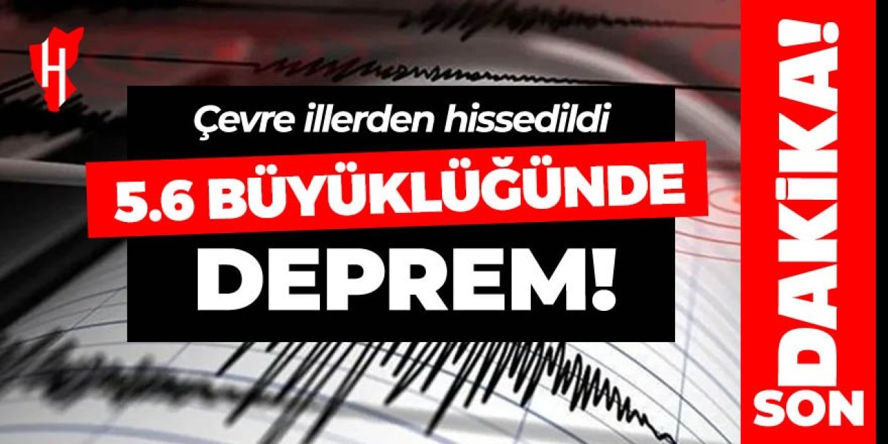 5.6 büyüklüğünde deprem! Deprem Uzmanı Şükrü Ersoy'dan açıklama
