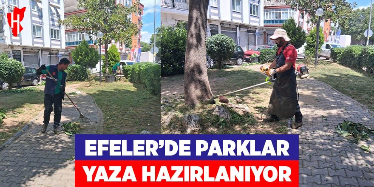 Efeler'de parklar yaza hazırlanıyor