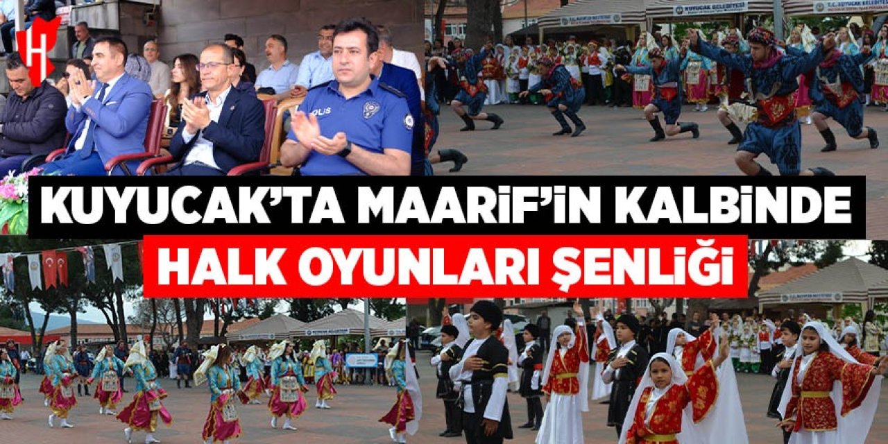 Kuyucak’ta Maarif’in Kalbinde Halk Oyunları Şenliği düzenlendi