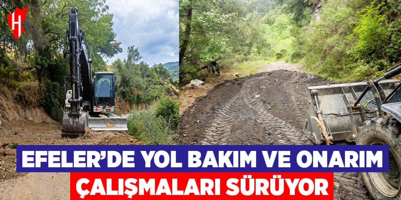 Efeler'de yol bakım ve onarım çalışmaları sürüyor