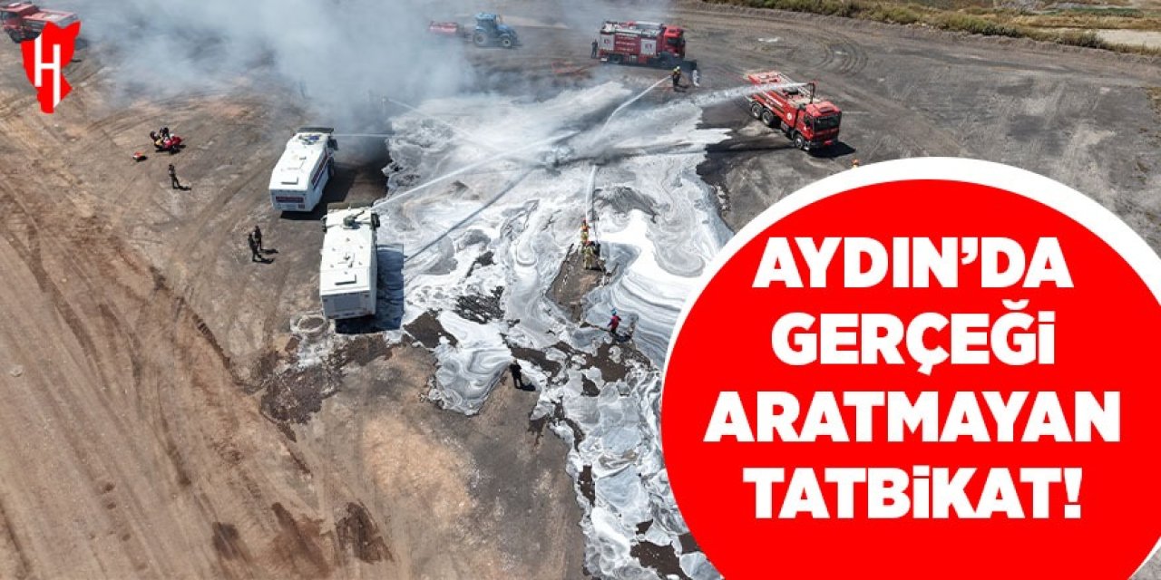 Aydın'da alevlere karşı gerçeği aratmayan prova