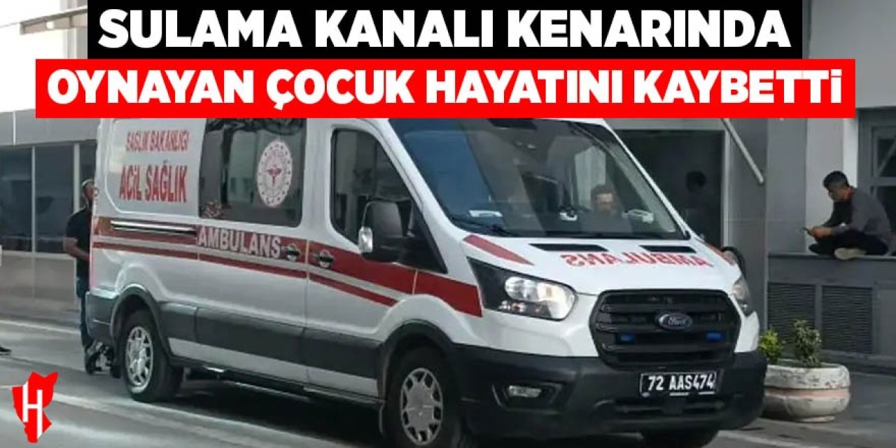 Sulama havuzu kenarında oyun oynayan 3 yaşındaki bebeğin acı ölümü!