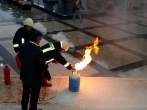 Söke’de Kaymakamlık Personeline Yangın Eğitimi Verildi