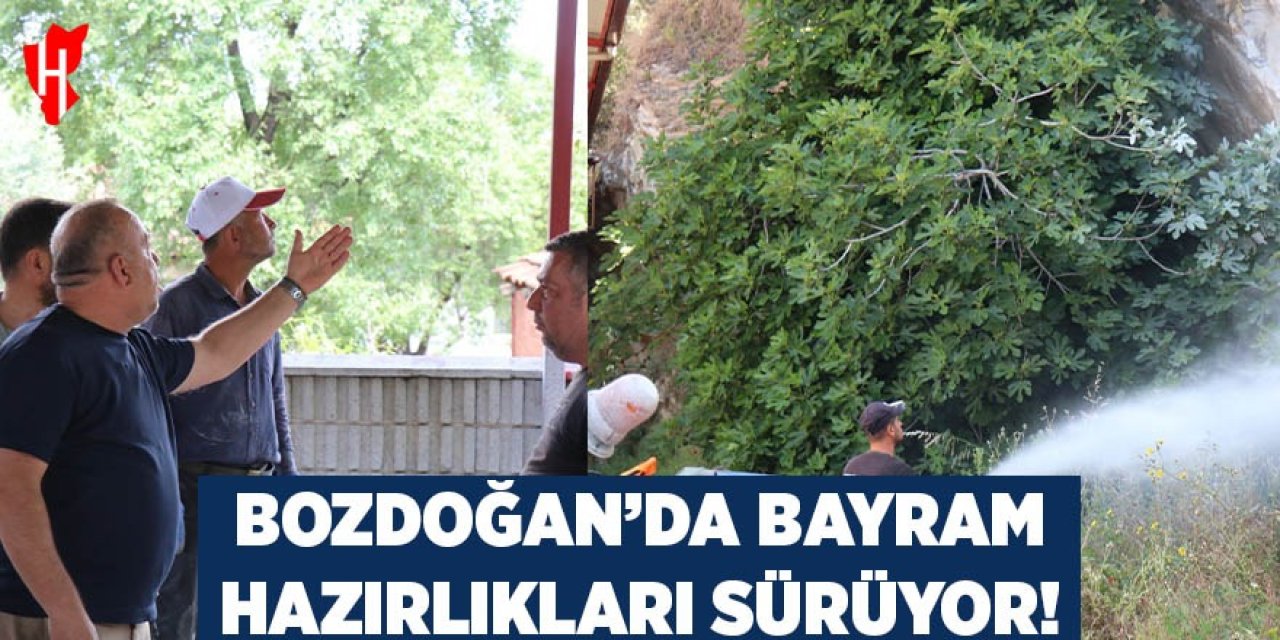 Bozdoğan’da bayram hazırlıkları sürüyor