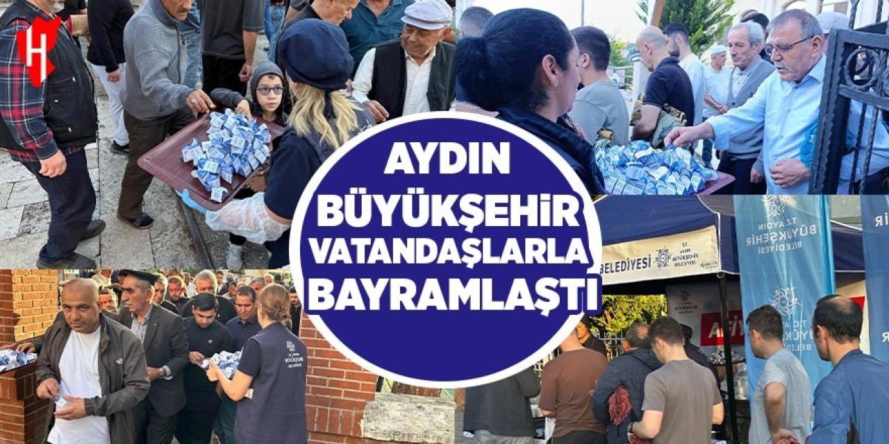 Aydın Büyükşehir vatandaşlarla bayramlaştı