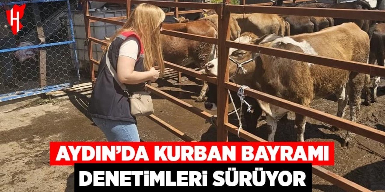 Aydın’da Kurban Bayramı denetimleri aralıksız sürüyor