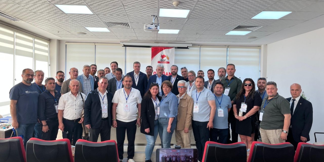 EGF genel kurulu Bozdoğan’da yapıldı
