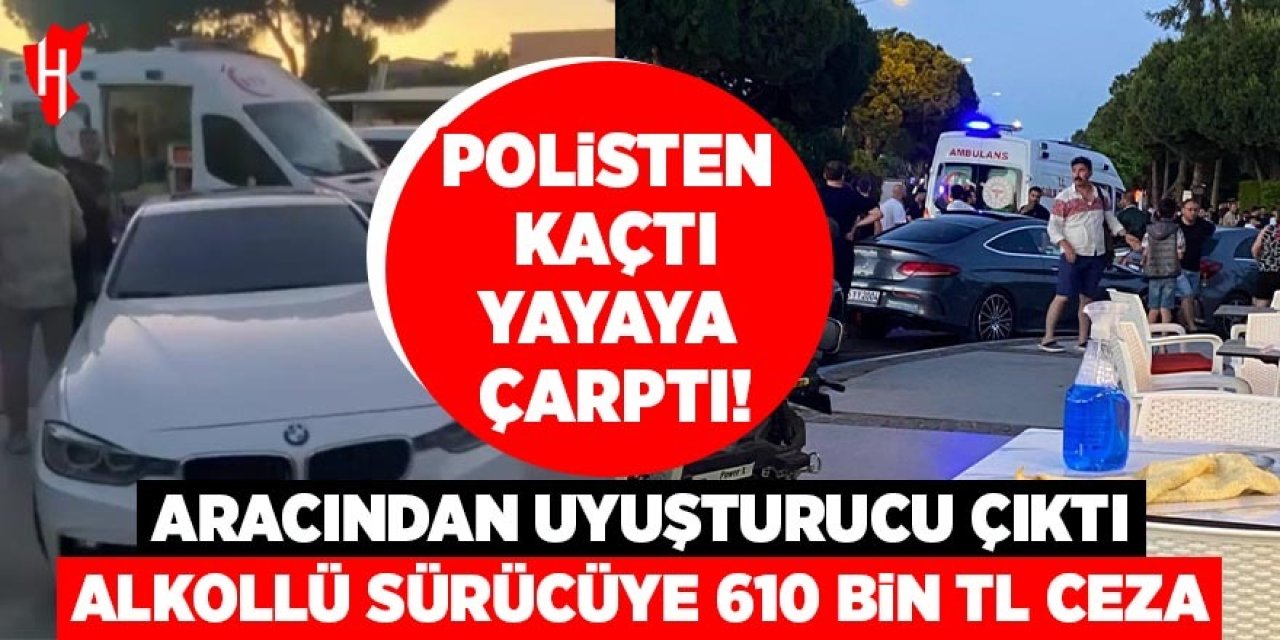Alkollü sürücüye 610 bin TL ceza