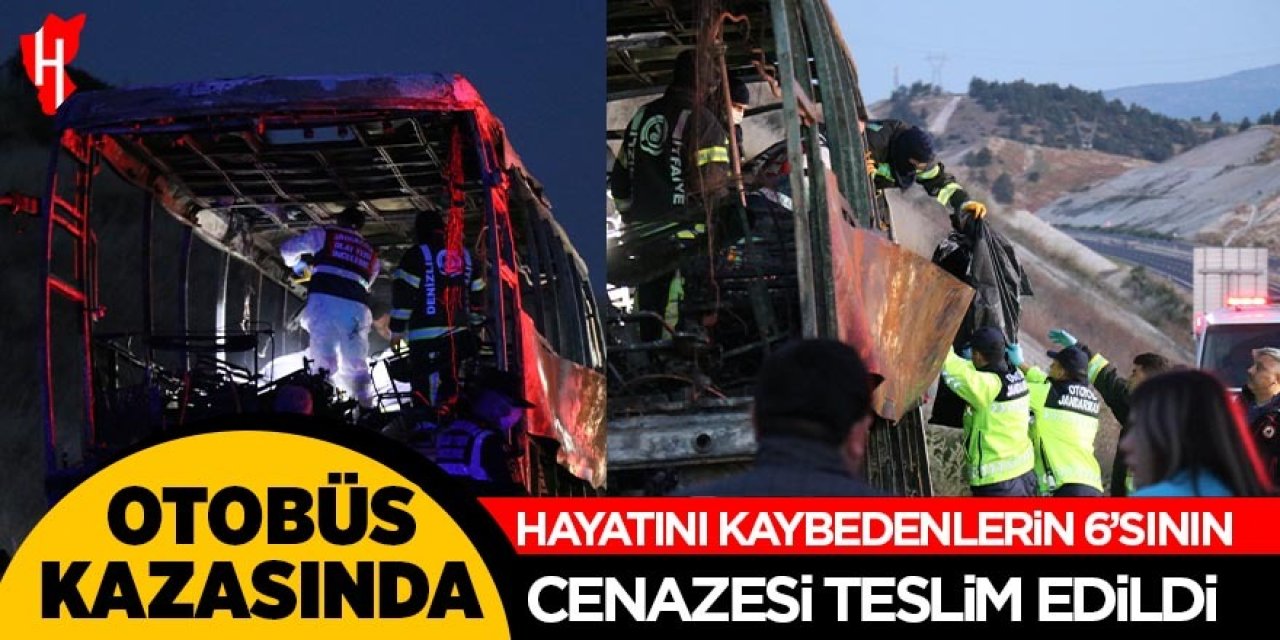 Otobüs kazasında hayatını kaybedenlerin 6'sının cenazesi teslim edildi