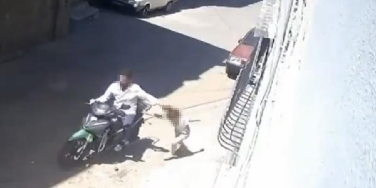 Kızını darp edip motosikletle sürükleyen babanın 12 suç kaydı olduğu ortaya çıktı