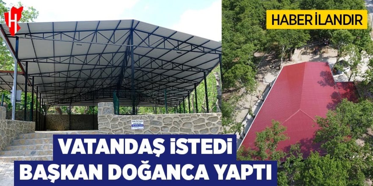 Vatandaş istedi Başkan Doğanca yaptı