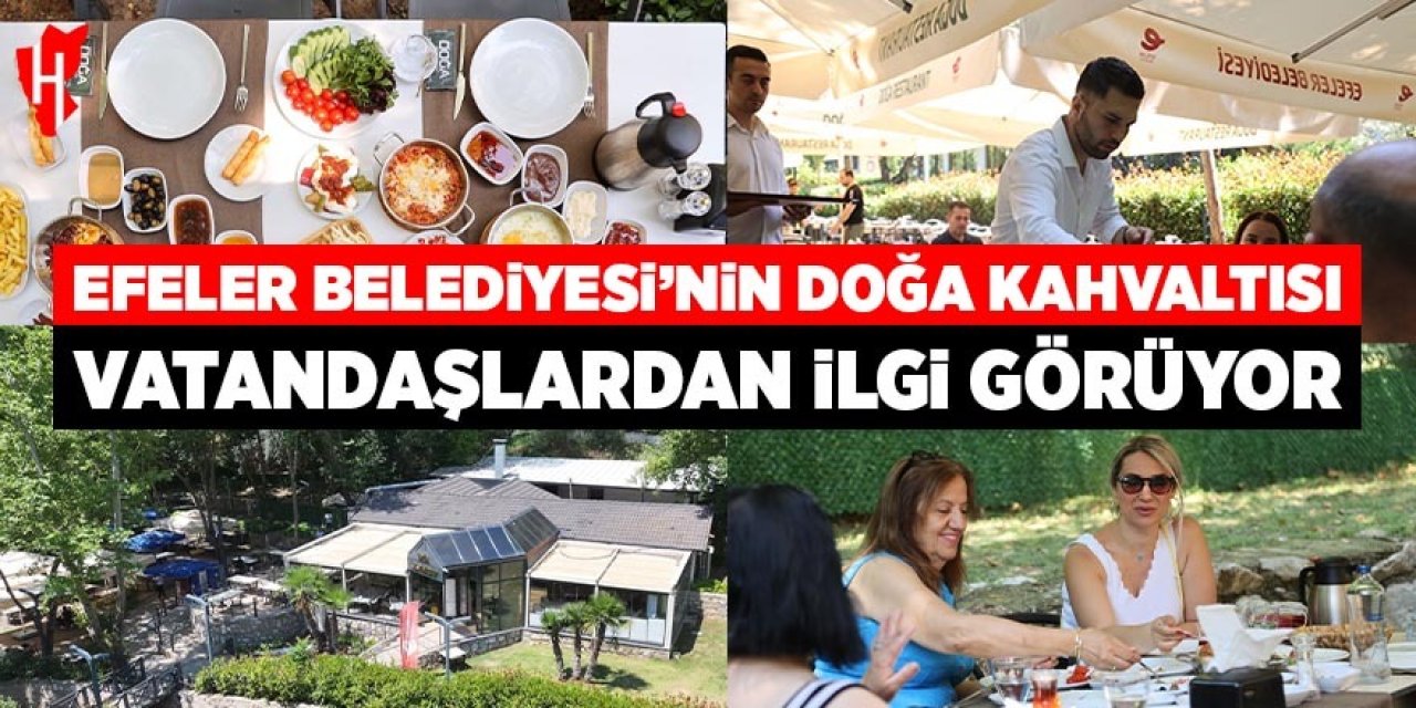 Efeler Belediyesi’nin Doğa Kahvaltısı vatandaşlardan ilgi görüyor
