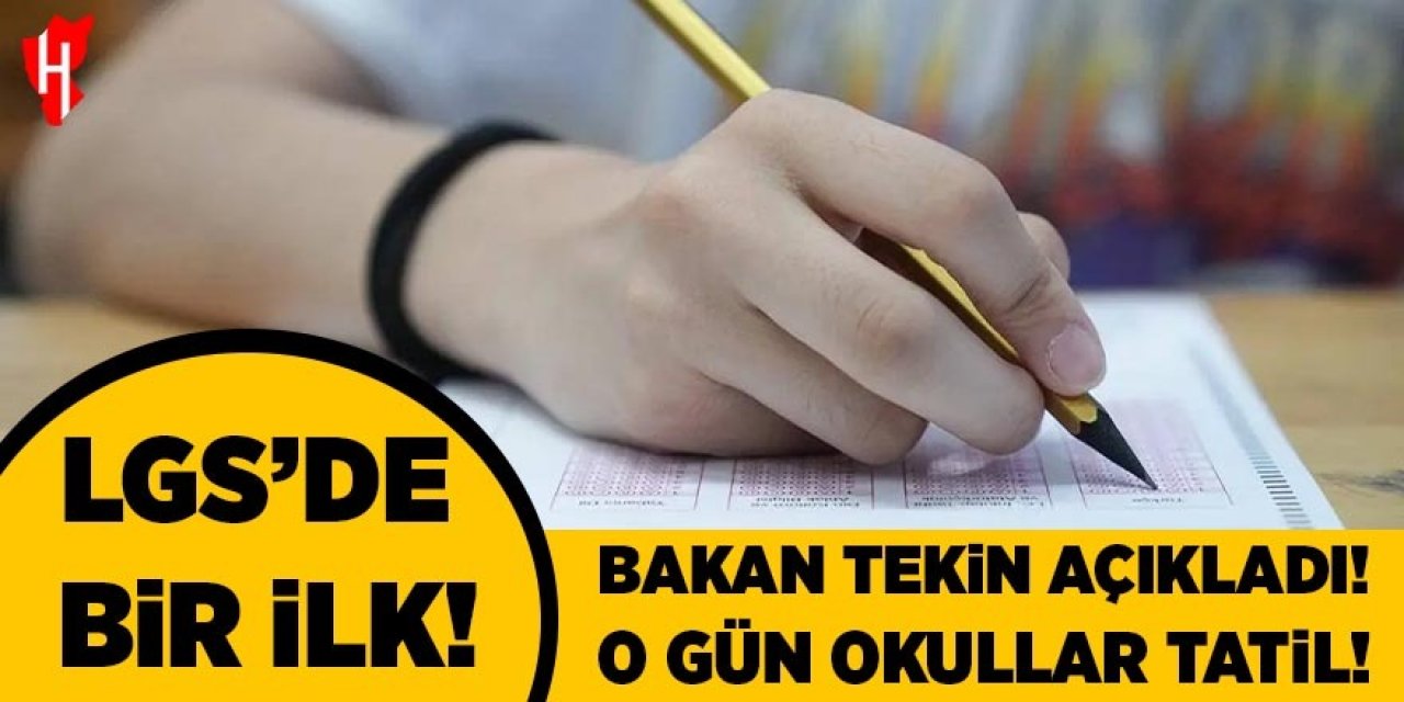 Milli Eğitim Bakanı Yusuf Tekin açıkladı: O gün ok