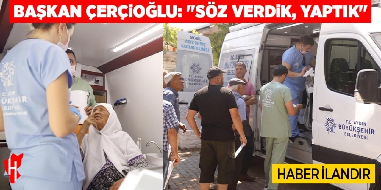 Başkan Çerçioğlu: "Söz verdik, yaptık"