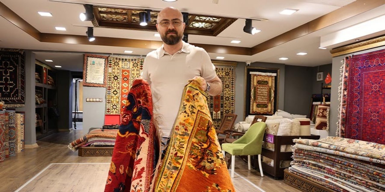 Aydın'daki bu halılar yere serilmiyor