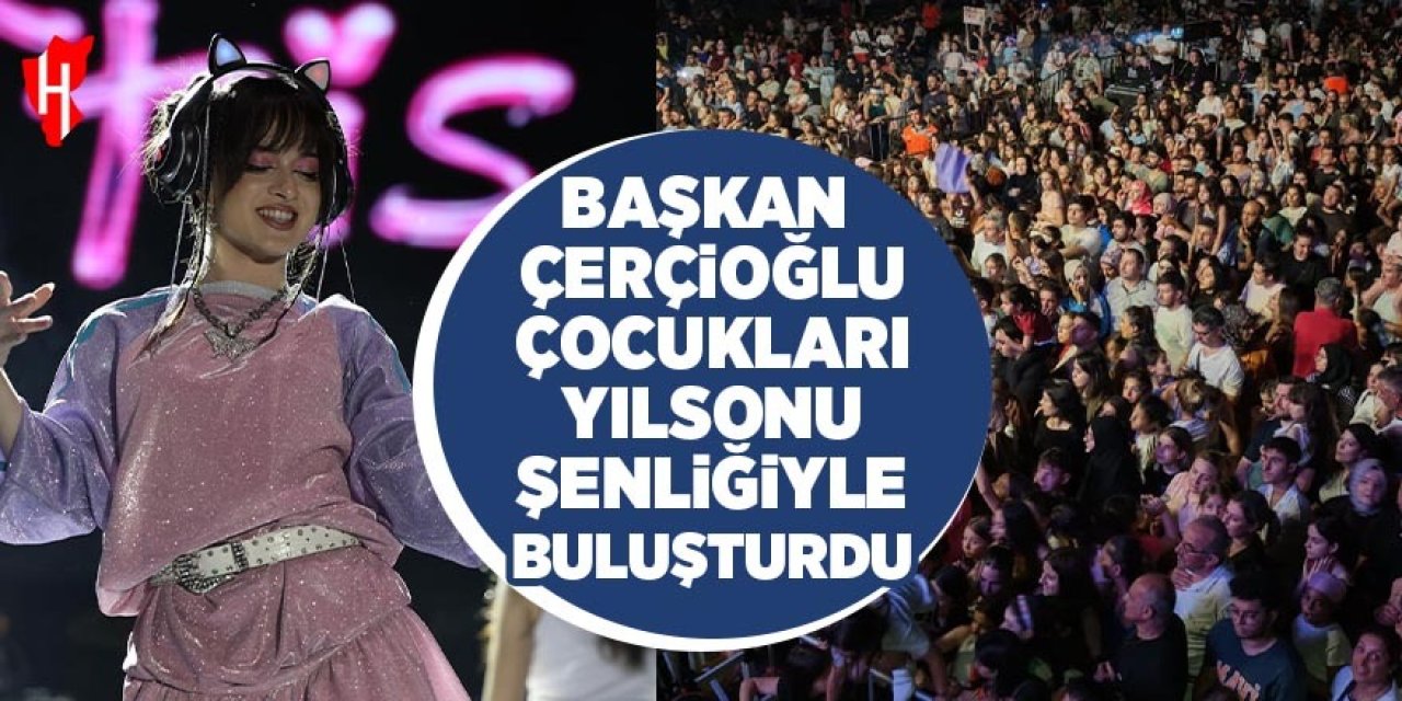 Başkan Çerçioğlu, çocukları yılsonu şenliği ile buluşturdu
