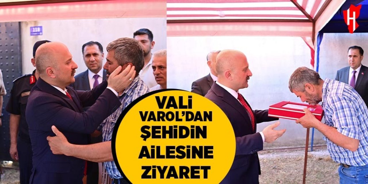 Aydın Valisi Varol'dan şehit polis Tayfun Baş'ın ailesine taziye ziyareti