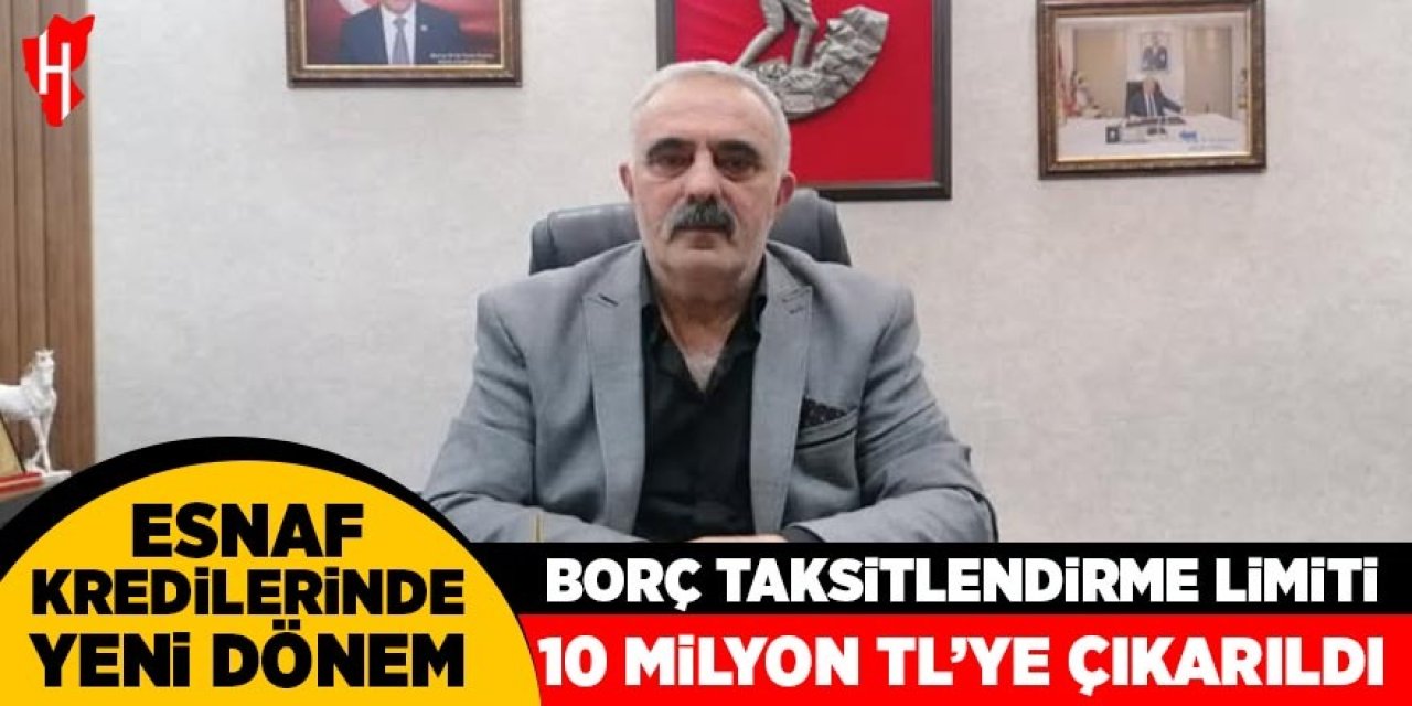 Başkan Öztunç'tan esnafa kredi uyarısı: 10 milyon liralık borç yapılandırma fırsatı başladı