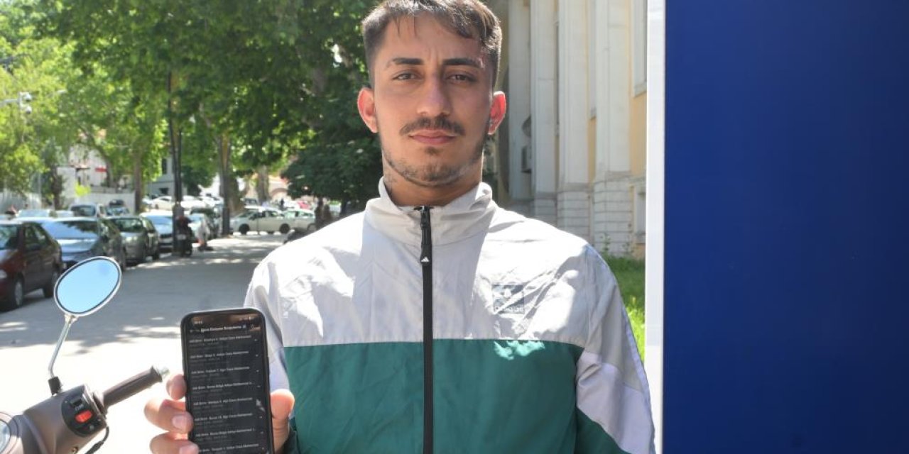 IBAN mağduru olduğunu iddia eden genç adalet ve iş istiyor