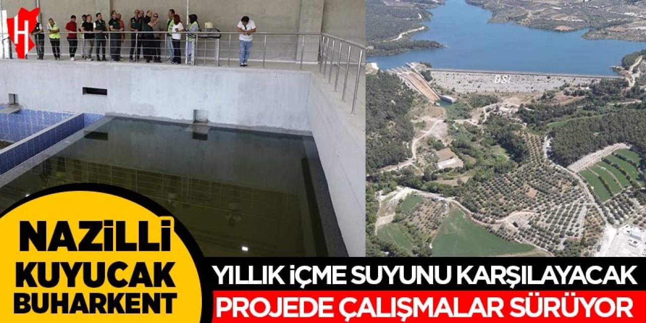 Üç ilçenin içme suyunu karşılayacak projede çalışmalar sürüyor