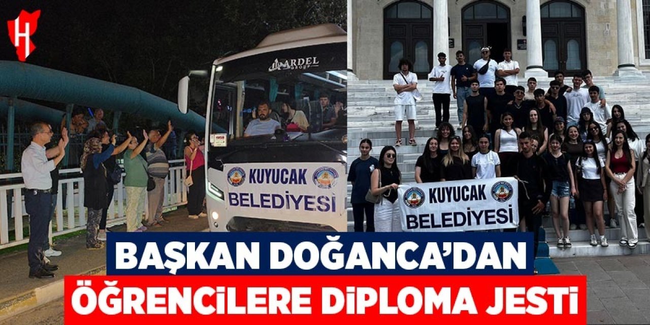 Başkan Doğanca'dan öğrencilere diploma jesti