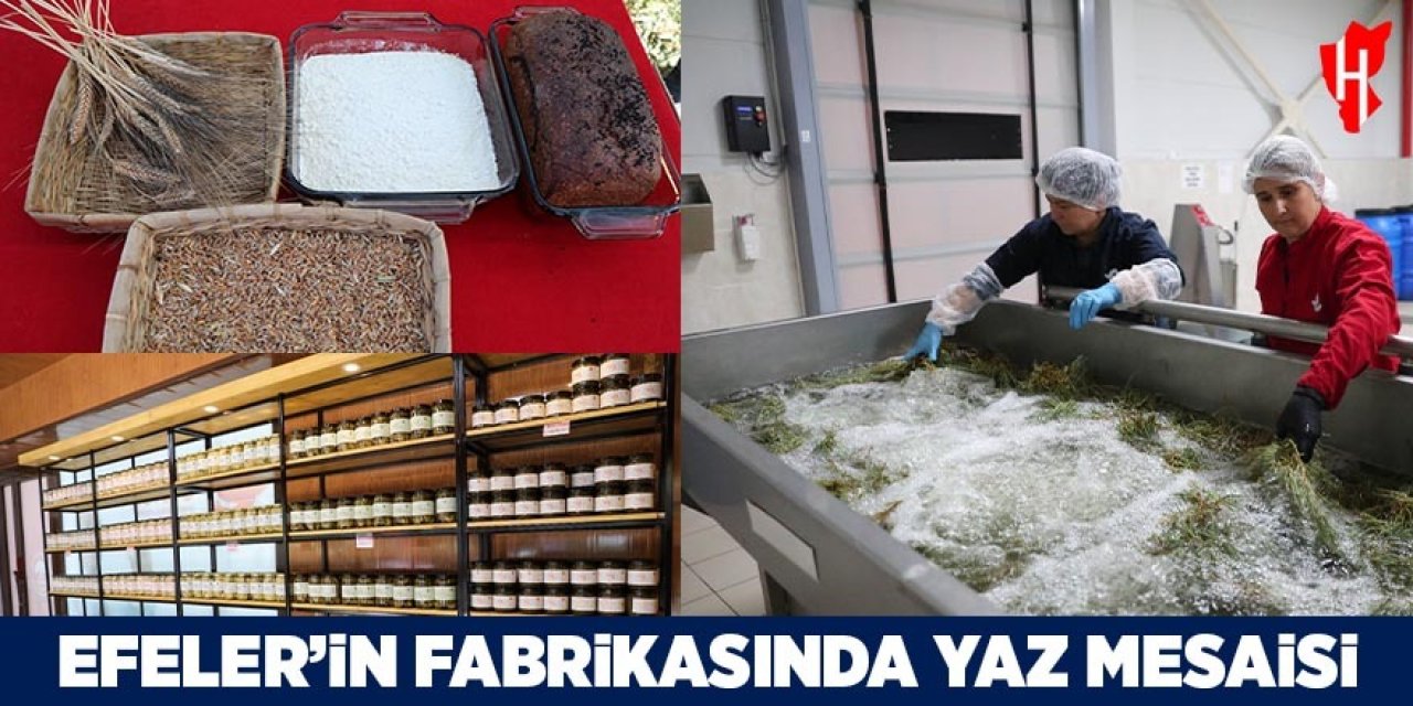 Efeler’in fabrikasında yaz mesaisi