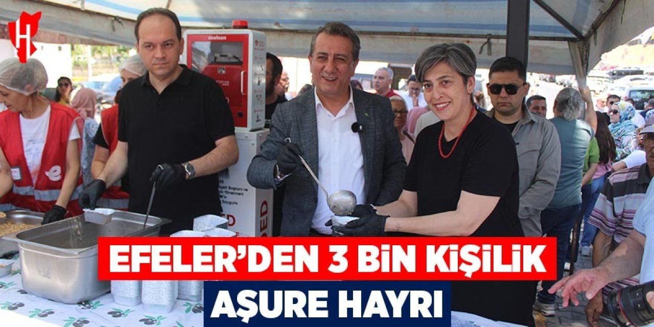 Efeler'den 3 bin kişilik aşure hayrı