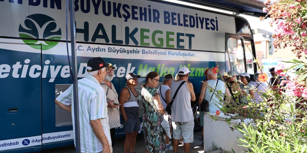 Her yerde kuyruk var! Aydınlılar Mobil Halk Ege Et aracını sevdi